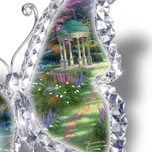 Load image into Gallery viewer, The Bradford Exchange Thomas Kinkade Crystalline Butterfly Sculpture with Artwork - FAITH - RCE Global Solutions
