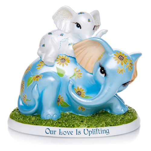 The Hamilton Collection Our Love Is Uplifting Mother and Child Elephant Figurine by Blake Jensen 3.25-inches - RCE Global Solutions