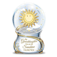 Load image into Gallery viewer, The Bradford Exchange Musical Glitter Globe for Granddaughter with Poem Card: Theby - RCE Global Solutions
