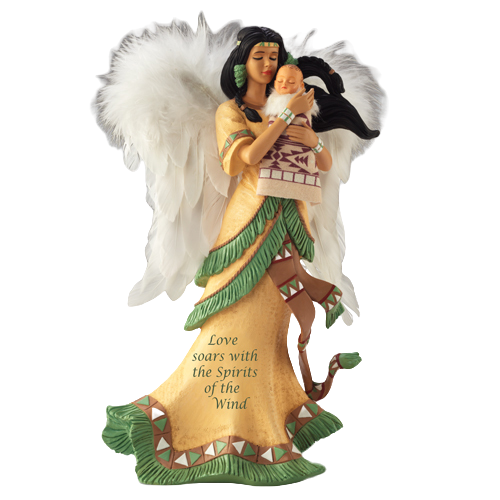 The Bradford Exchange Guiding Spirit Angel Baby Spirits of Eternal Love Sculpture Collection 9-inches - RCE Global Solutions