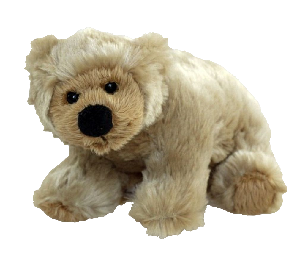 Bukowski Design Little Brumma the Brown Polar Bear Super Soft High Quality Plush Stuffed Animal Toy 6 1/2