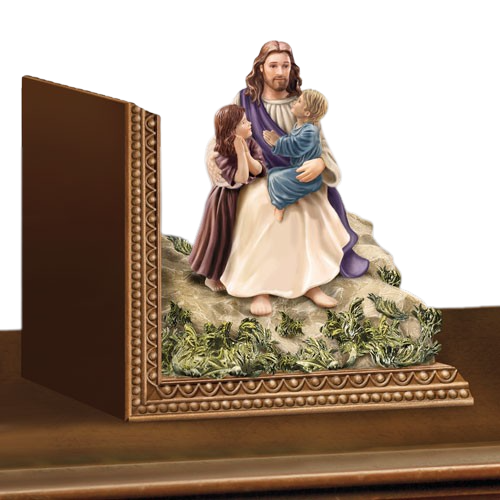 Bradford Exchange Jesus Is Always With Me Bookend Let The Children Come To Me 6-inches - RCE Global Solutions