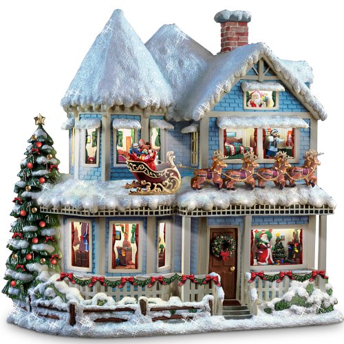 Hawthorne Village Thomas Kinkade 'TWAS The Night Before Christmas Collectible Story House by The Bradford Exchange - RCE Global Solutions