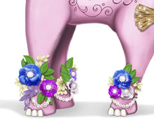 Load image into Gallery viewer, The Hamilton Collection Breast Cancer Awareness Elephant Figurine by Sally Barlow with Faux Gems - RCE Global Solutions
