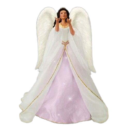 The Ashton-Drake Galleries Lift Every Voice And Sing Angels Of Praise Realistic Sculpts With Inticate Golden Trim Detailed With Stars Creation by Master Doll Artist Cindy McClure 16-inches - RCE Global Solutions