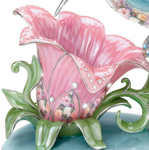 Load image into Gallery viewer, The Bradford Exchange Lena Liu Porcelain Hummingbird Accent Lamp: Radiant Gardens - RCE Global Solutions
