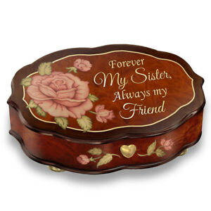 Bradford Exchange Love You Always Sister Music Box - RCE Global Solutions