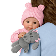 Load image into Gallery viewer, The Ashton - Drake Galleries Arianna Snuggle Pup Baby With Plush Dog RealTouch® Vinyl Skin So Truly Real® Lifelike &amp; Realistic Weighted Doll by Sherry Rawn 17-inches - RCE Global Solutions
