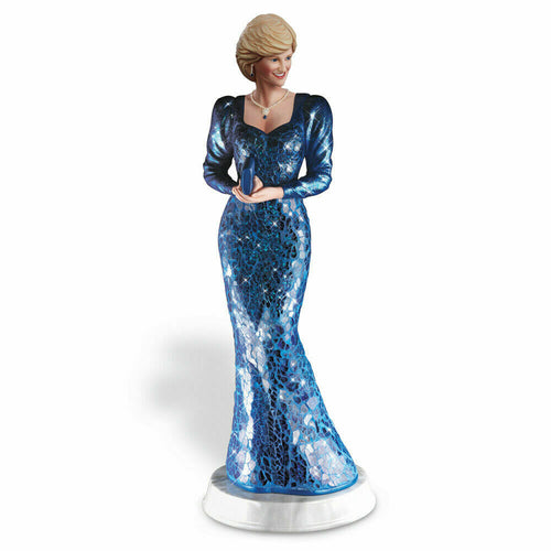 The Bradford Exchange Princess Diana Beauty and Grace Sculpture with Mosaic Glass 12