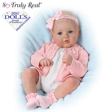 Load image into Gallery viewer, The Ashton - Drake Galleries Annika Perfect in Pink So Truly Real® Lifelike Baby Girl Doll Weighted Fully Poseable with Soft RealTouch® Vinyl Skin by Master Doll Artist Marissa May 18-inches - RCE Global Solutions
