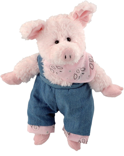Bukowski Design Uncle Urban the Pig Super Soft High Quality Plush Stuffed Animal Toy 12