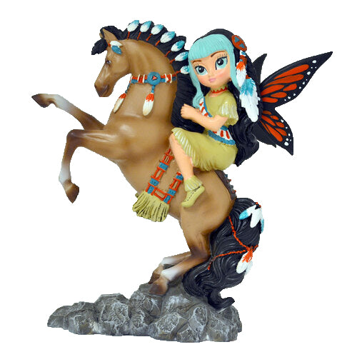 Freeheart Fairy Spirit Riders Native Horse Figurine Jasmine Becket-Griffith - RCE Global Solutions