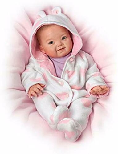The Ashton - Drake Galleries Savana So Truly Real® Lifelike Baby Girl Doll Realistic Weighted Fully Poseable with Soft RealTouch® Vinyl Skin by Revered Master Doll Artist Ping Lau 18