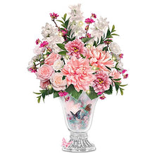 Load image into Gallery viewer, The Bradford Exchange Lena Liu Always in Bloom Floral and Crystal Vase Centerpiece: Lights Up - RCE Global Solutions
