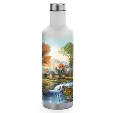 Load image into Gallery viewer, The Bradford Exchange Thomas Kinkade Tranquility Insulated Drinkware Collection: 17-oz Insulated Water Bottle Issue #2 Stainless Steel 10.5-inches - RCE Global Solutions
