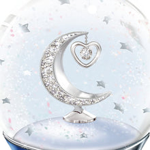 Load image into Gallery viewer, The Bradford Exchange My Daughter, I Love You to The Moon and Back Snowglobe with Moon and Heart Charm - RCE Global Solutions
