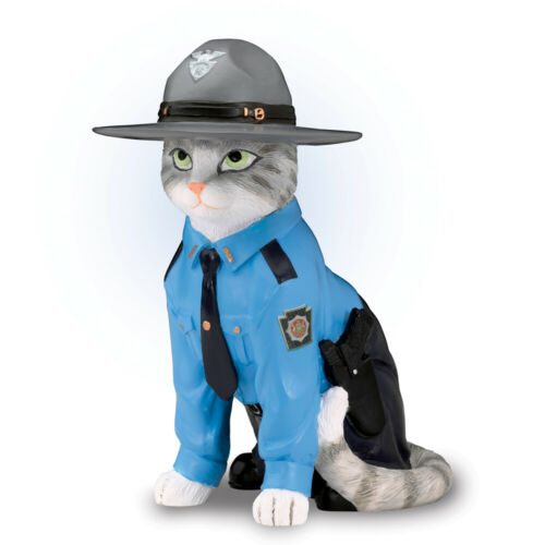 The Hamilton Collection OFFICE-PURR CATNIP Cat Animal Figurine by Blake Jensen 4-inches