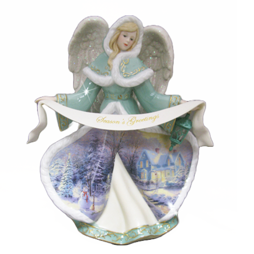 Thomas Kinkade Winter Angels of Light ANGEL OF KINDNESS by Bradford Exchange - RCE Global Solutions