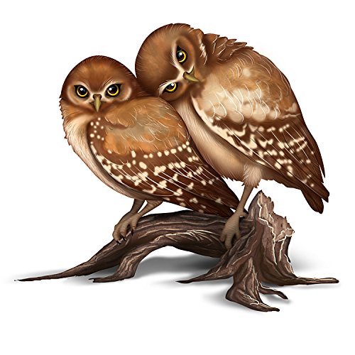 The Hamilton Collection Laura Crawford Williams Nature's Precious Moment Owl Couple Figurine - RCE Global Solutions