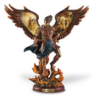 HANIEL: JOY OF GOD Bronze Archangel Figurine Bradford Exchange - RCE Global Solutions