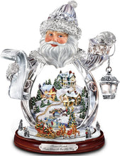 Load image into Gallery viewer, The Bradford Exchange Thomas Kinkade Santa Claus Tabletop Crystal Figurine: Santa Claus is On His Way - RCE Global Solutions
