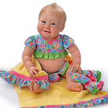 Load image into Gallery viewer, The Ashton - Drake Galleries &quot;Beach Baby&quot; Girl Doll With Sunglasses &amp; Towel Poseable So Truly Real® with RealTouch® Vinyl Skin &amp; Hand-rooted Hair by Sherry Miller 21-inches - RCE Global Solutions
