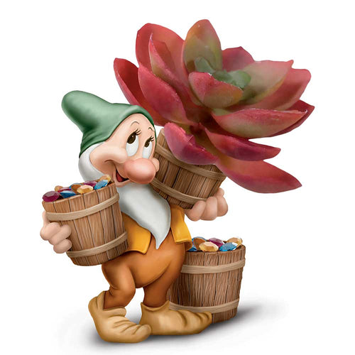 Disney Snow White And The Seven Dwarfs Succulents Planter Sculpture - BASHFUL