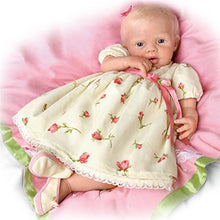 Load image into Gallery viewer, The Ashton - Drake Galleries Lily Rose TrueTouch® Authentic Silicone Baby Girl Doll With 7-Piece Layette Set Weighted Fully Poseable with Hand-Rooted Hair &amp; Inset Eyes by Michelle Fagan 21&quot;-Inches - RCE Global Solutions
