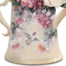 Load image into Gallery viewer, The Bradford Exchange Lena Liu Hummingbird Art Centerpiece in Porcelain Vase - RCE Global Solutions
