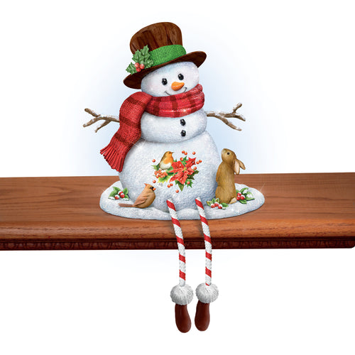 Marjolein Bastin Making Every Moment Merry Snowman Sculpture Shelf Sitters - RCE Global Solutions