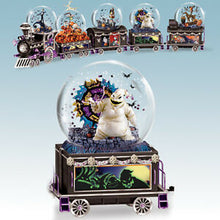 Load image into Gallery viewer, The Bradford Exchange Tim Burton Nightmare Before Christmas TRAIN GLITTER GLOBE OOGIE O-O-O-OGIE BOOGIE Issue #3 - RCE Global Solutions
