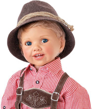 Load image into Gallery viewer, Monika Peter Luis Boy Child Doll with Bavarian-Style Outfit and Rotating Joints by The Ashton-Drake Galleries - RCE Global Solutions

