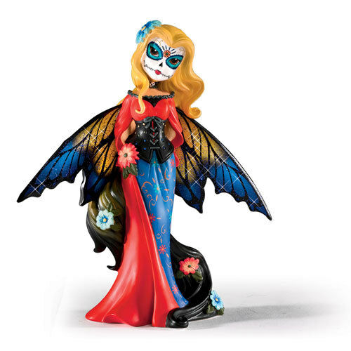 The Hamilton Collection Magical Beauties of The Sugar Skull Fairy Figurine by Nene Thomas 6-inches - RCE Global Solutions