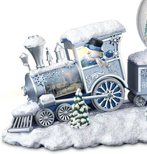 Load image into Gallery viewer, The Bradford Exchange Thomas Kinkade Snowfall Express Illuminated Snowglobe Train - RCE Global Solutions
