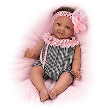 Load image into Gallery viewer, The Ashton - Drake Galleries Alanna with Hand-Rooted Hair So Truly Real® Lifelike &amp; Realistic African American Black Newborn Baby Doll Weighted Fully Poseable 18&quot;-inches - RCE Global Solutions
