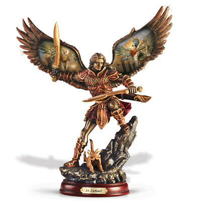 SAMAEL ANGEL: WRATH OF GOD Item Bronze Colour Archangel Resin Figurine - RCE Global Solutions