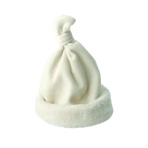 Bukowski Design Baby Hat White Soft Plush High Quality 3-6M