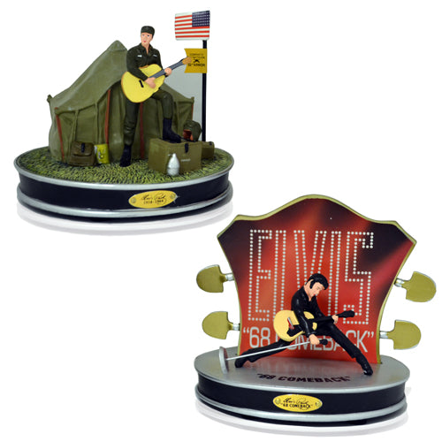 The Bradford Exchange Comeback and Elvis Army Life of Elvis Tribute Sculpture Collection Issue #4 - RCE Global Solutions