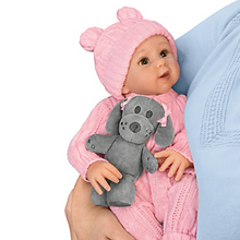 Load image into Gallery viewer, The Ashton - Drake Galleries Arianna Snuggle Pup Baby With Plush Dog RealTouch® Vinyl Skin So Truly Real® Lifelike &amp; Realistic Weighted Doll by Sherry Rawn 17-inches - RCE Global Solutions
