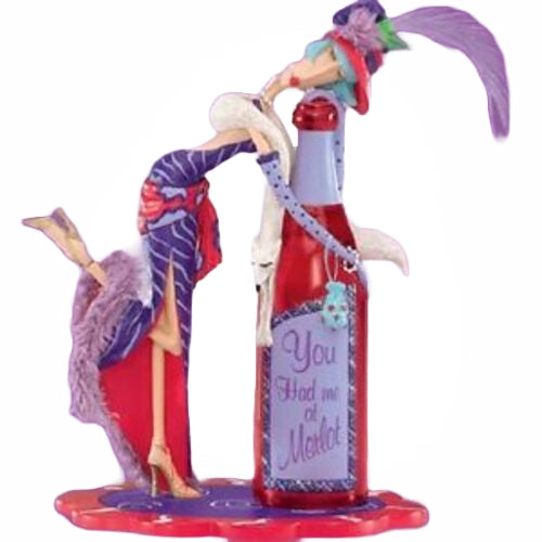 The Hamilton Collection Dolly Mama You Had Me At Merlot Dazzling Diva s Figurine - RCE Global Solutions
