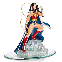 Load image into Gallery viewer, The Hamilton Collection DC Comics Wonder Woman Figurine with Swarovski Crystals 7.5-inches - RCE Global Solutions
