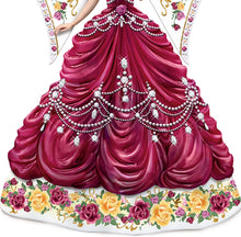 Load image into Gallery viewer, The Hamilton Collection Hand Painted Angel Figurine with Rose China Patterns and Swarovski Crystals - RCE Global Solutions
