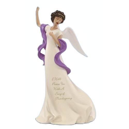 Hamilton Collection I Will Praise You with a Song of Thanksgiving Angels of Praise Collection Figurine - RCE Global Solutions