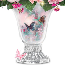 Load image into Gallery viewer, The Bradford Exchange Lena Liu Always in Bloom Floral and Crystal Vase Centerpiece: Lights Up - RCE Global Solutions
