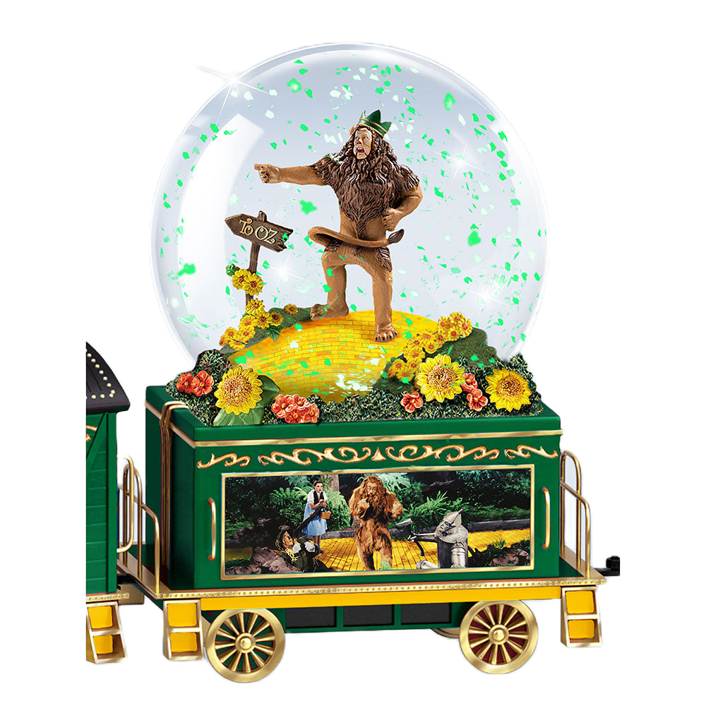 The Bradford Exchange Wizard of OZ Journey to OZ Globe Train King of Courage #4 - RCE Global Solutions