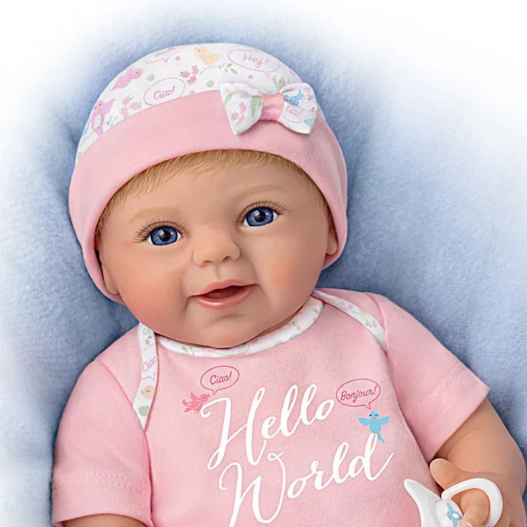 The Ashton Drake Galleries Hello World So Truly Real® Baby Doll