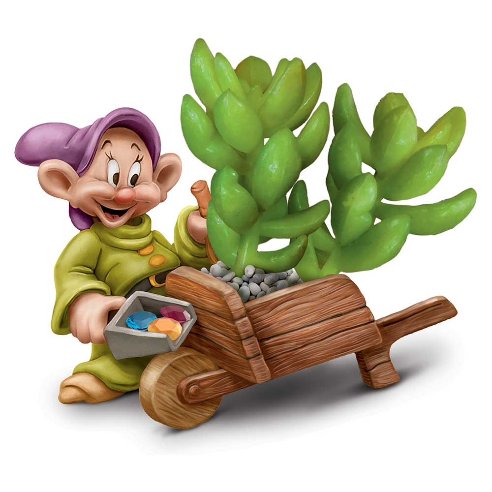 Disney Snow White And The Seven Dwarfs Succulents Planter Sculpture - DOPEY - RCE Global Solutions