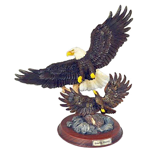 Bradford Exchange Soaring Majesty Eagle Sculpture Noble Guardians - RCE Global Solutions
