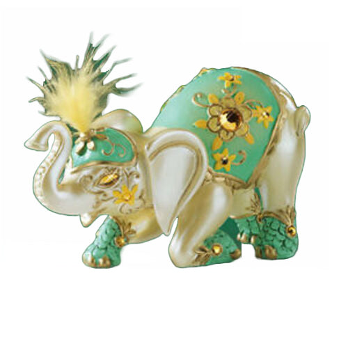 The Hamilton Collection Charmed Life Elephant - Elephants of Good Fortune Figurine 4