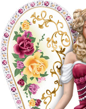 Load image into Gallery viewer, The Hamilton Collection Hand Painted Angel Figurine with Rose China Patterns and Swarovski Crystals - RCE Global Solutions
